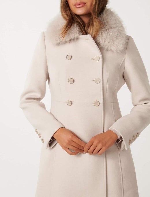 Susie Petite Faux Fur Coat