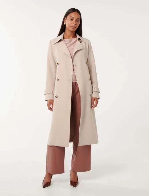 Leanne Crepe Trench Coat | Jackets | Coats | Trench Coat