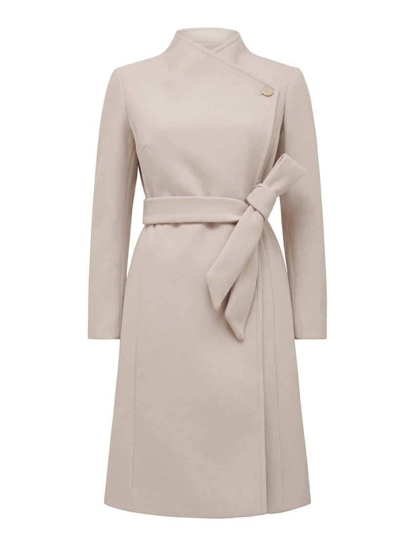 Brodie Petite Funnel-Neck Coat