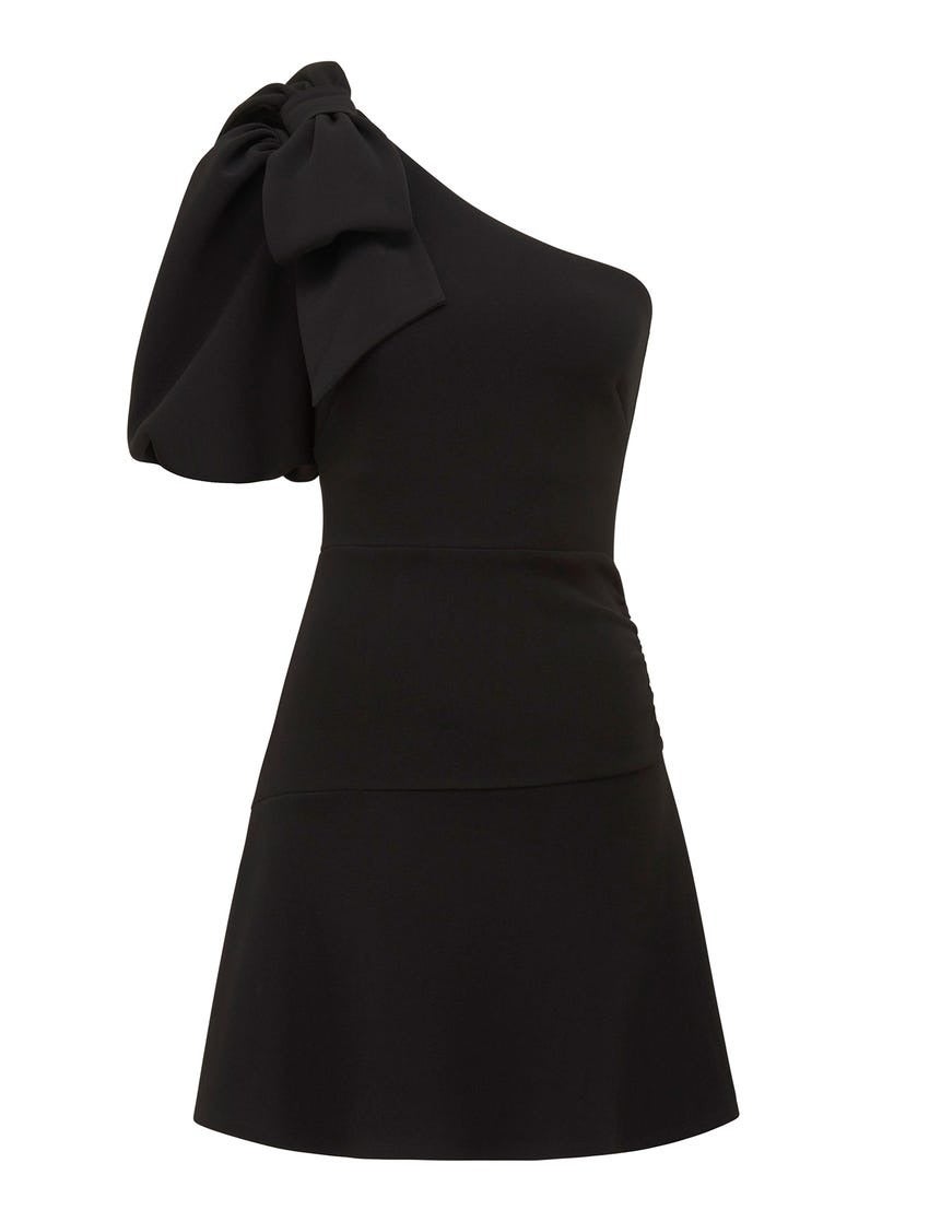 Elaine Bow Mini Dress