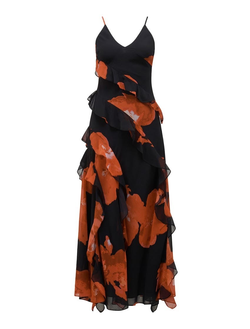 Poppy Ruffle Gown