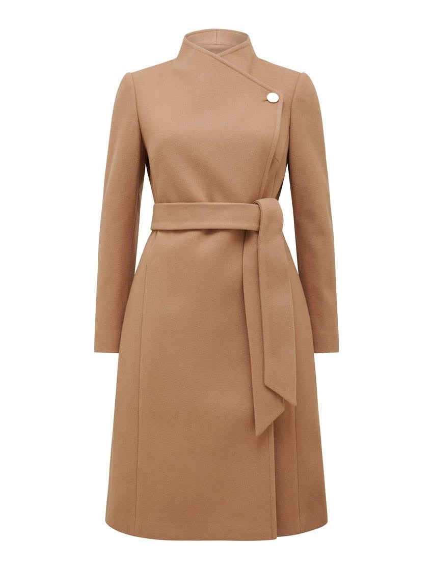 Brodie Funnel-Neck Coat