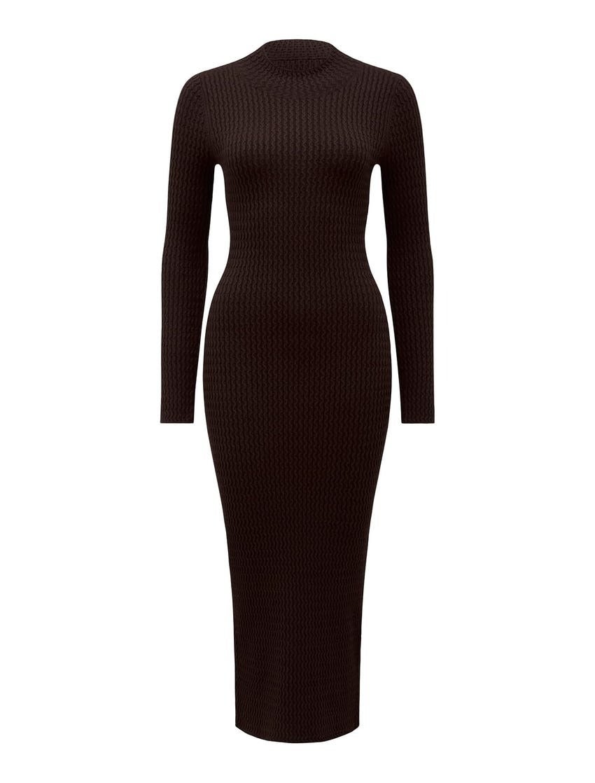 Georgia Petite Textured Knit Dress