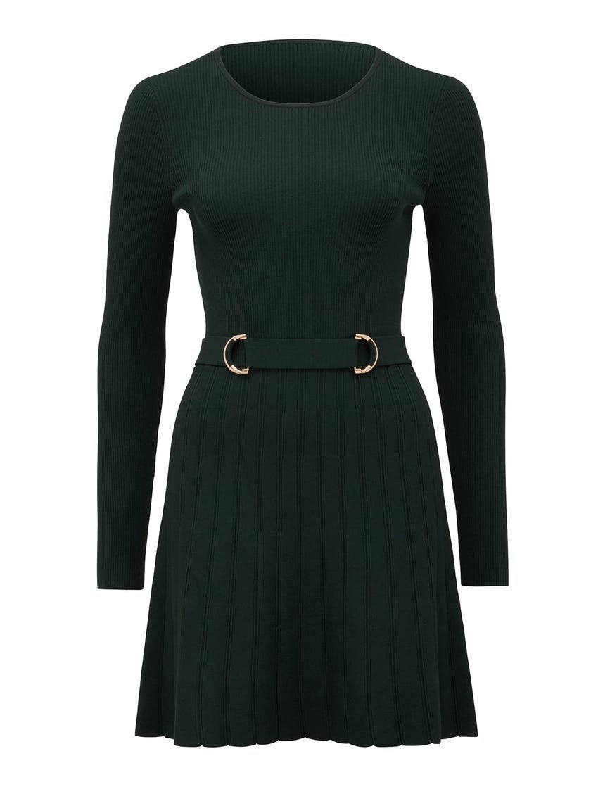 Faye D-Ring Mini Knit Dress