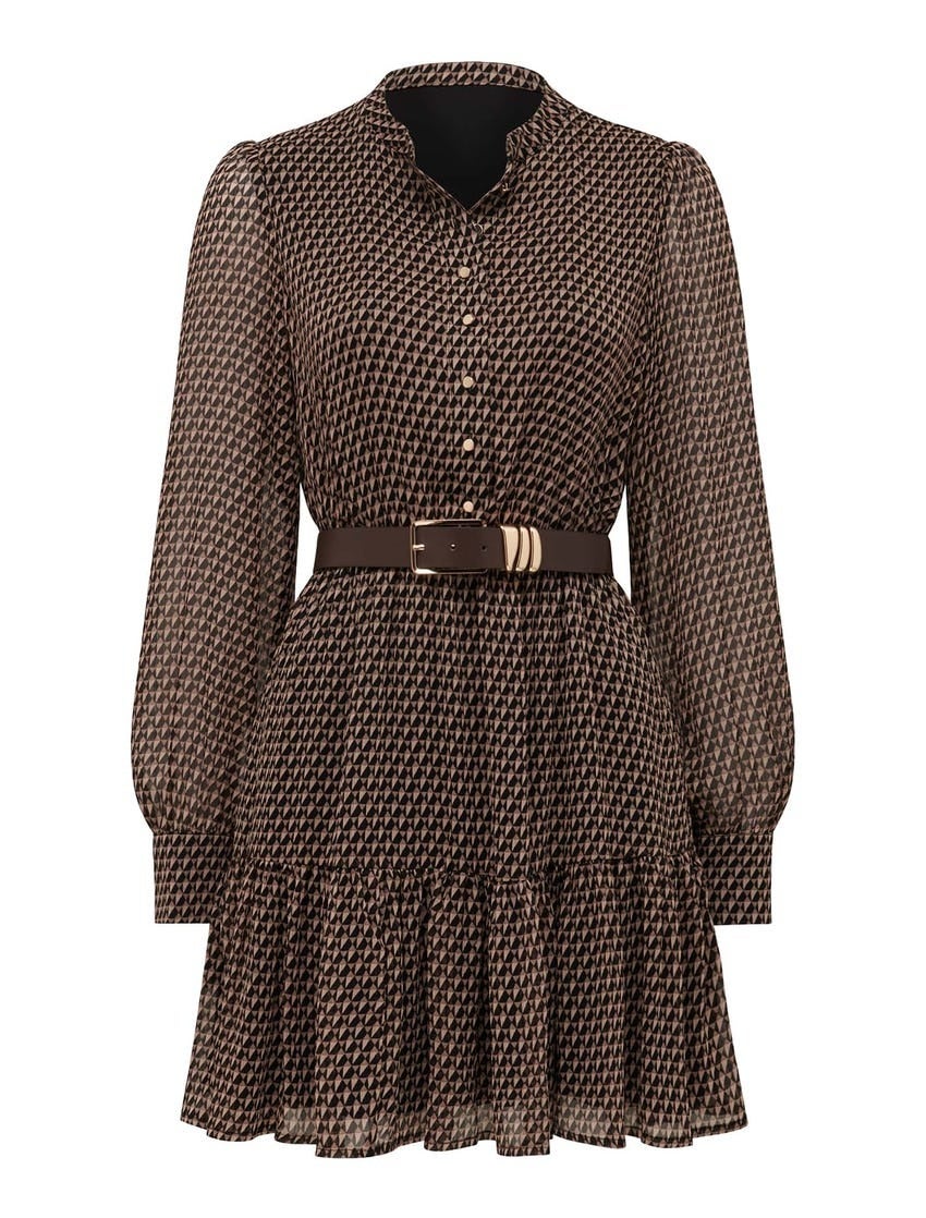 Shiri Petite Belted Mini Dress