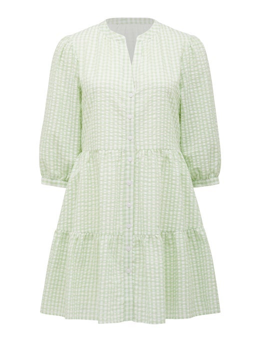 Gina Gingham Smock Dress